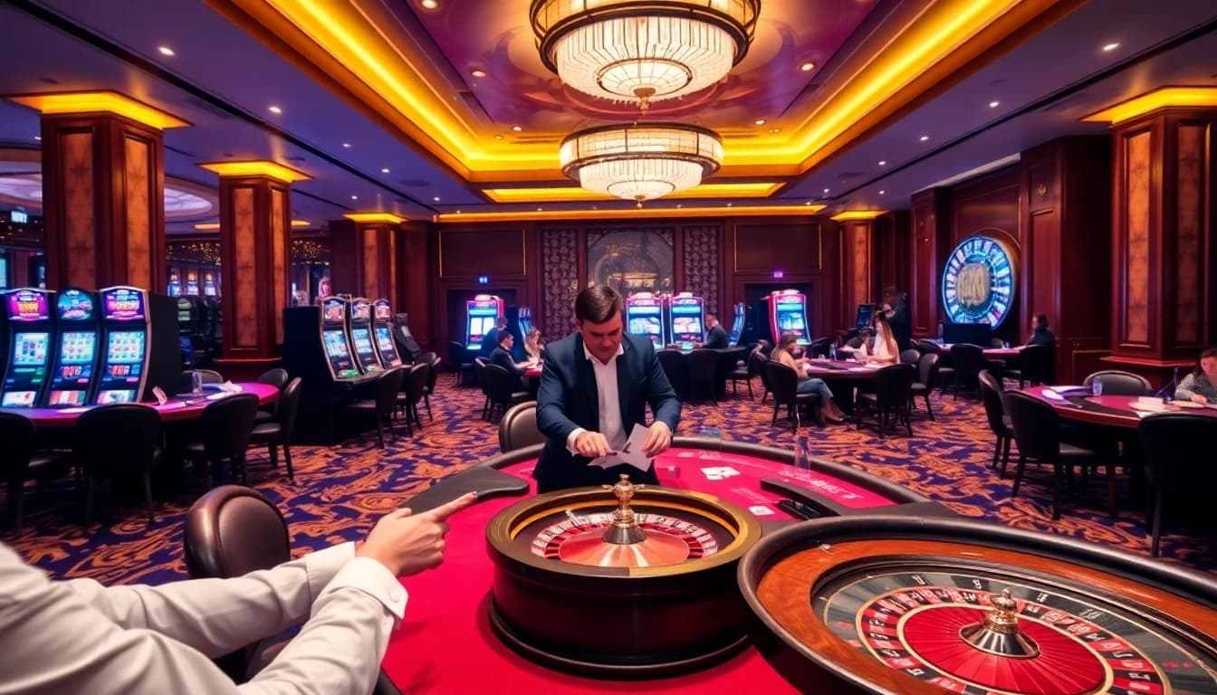 Experience the thrill of THABET casino with engaging games and luxurious design.
