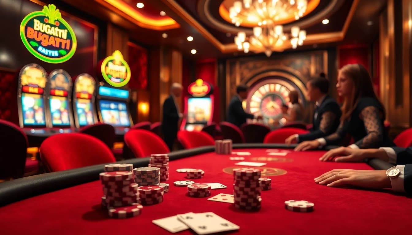Experience thrilling gameplay and luxury at Bugatti8 casino with vibrant games and elegant designs.