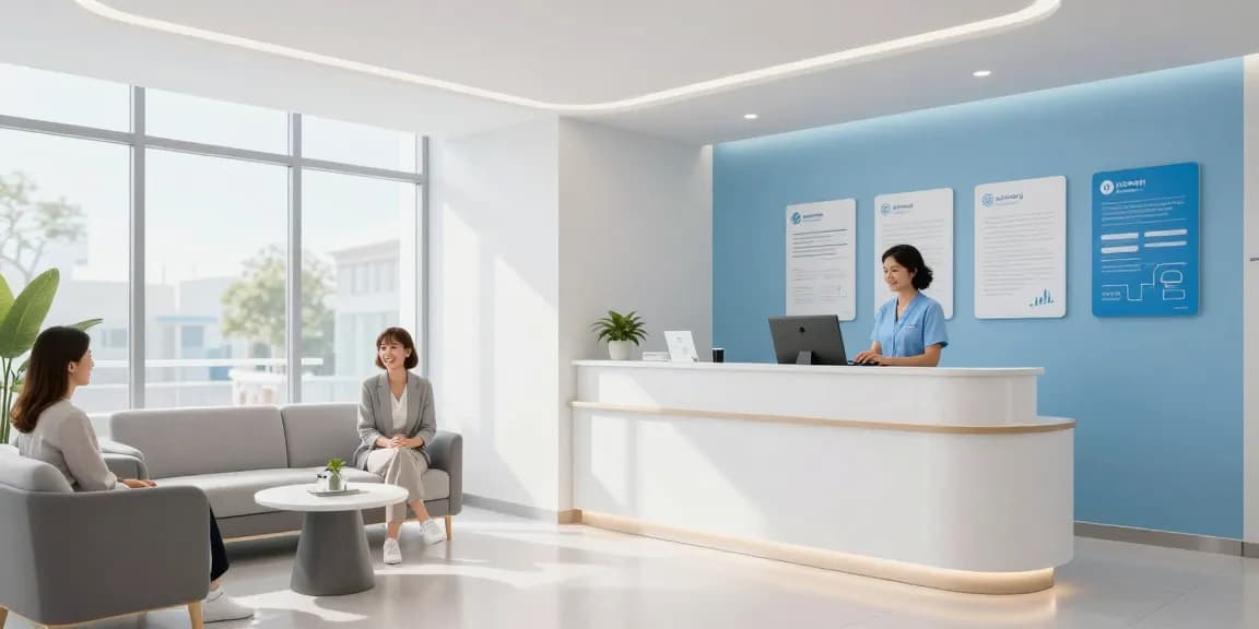 The best hair transplant turkey consultation in a welcoming healthcare clinic with professional staff, highlighting patient care services.