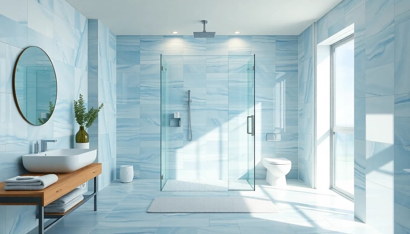 Showcasing elegant showers au in a luxurious bathroom setting with modern design elements.