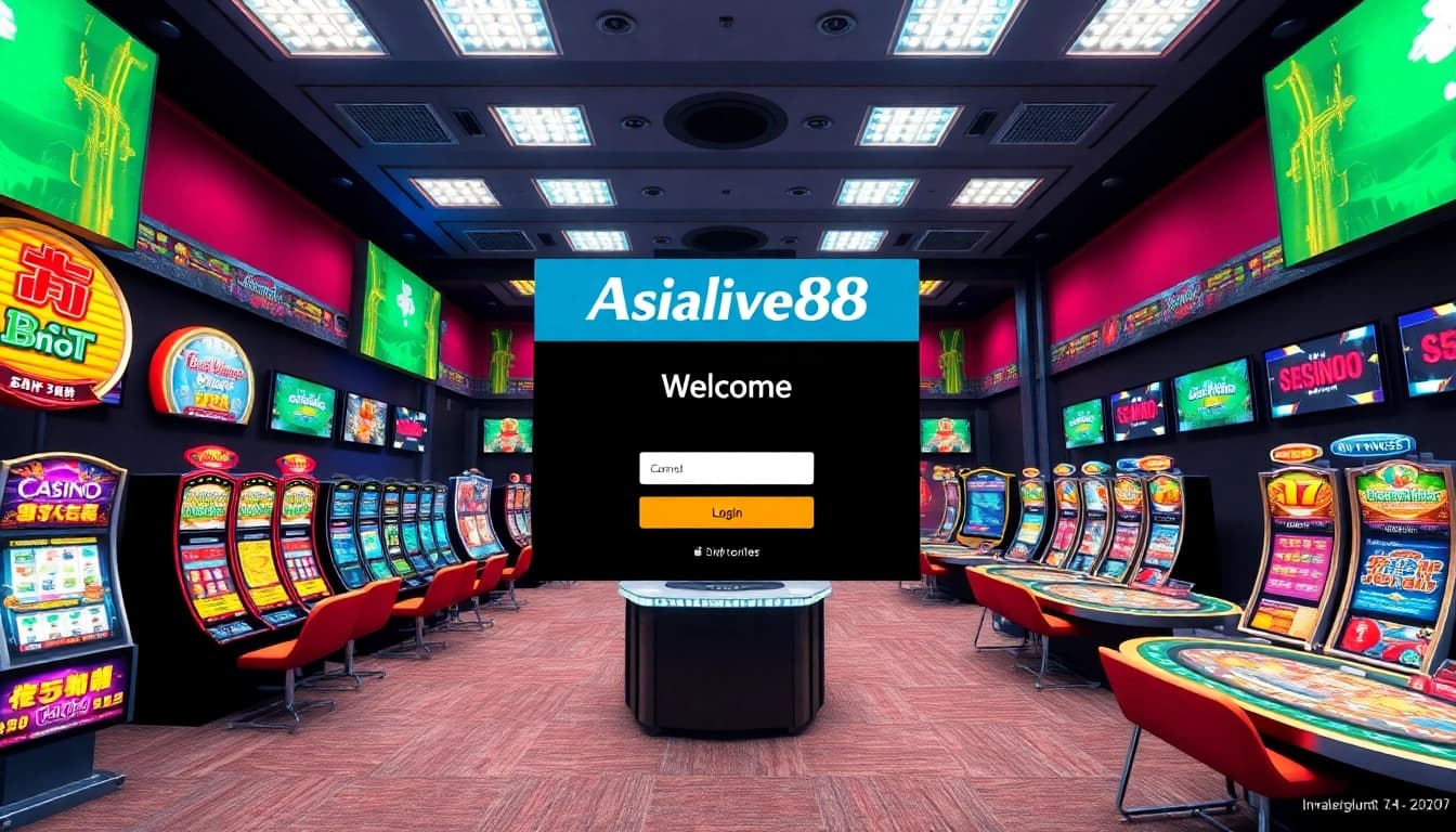 Masuk ke permainan Asialive88 Login dengan antarmuka kasino online yang menarik dan interaktif.