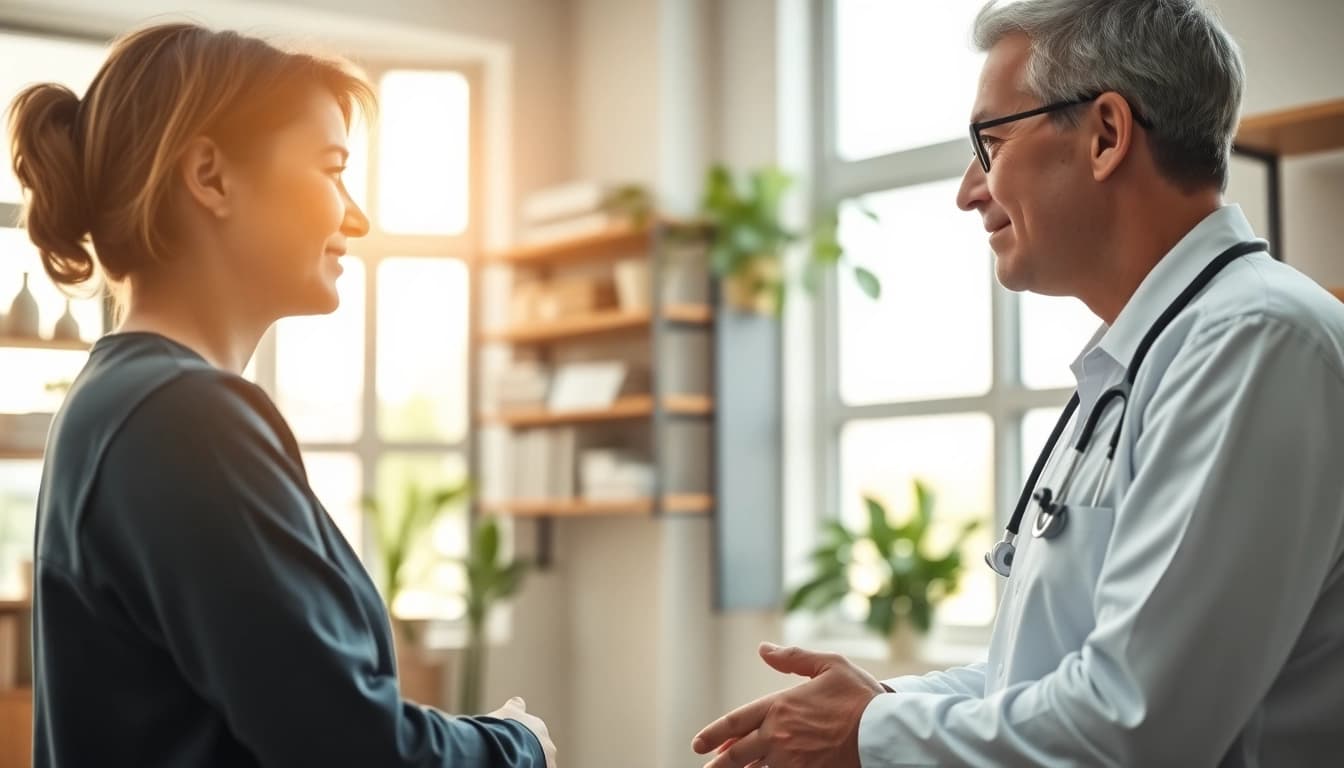 Promoting Health through a compassionate consultation between a healthcare worker and patient.