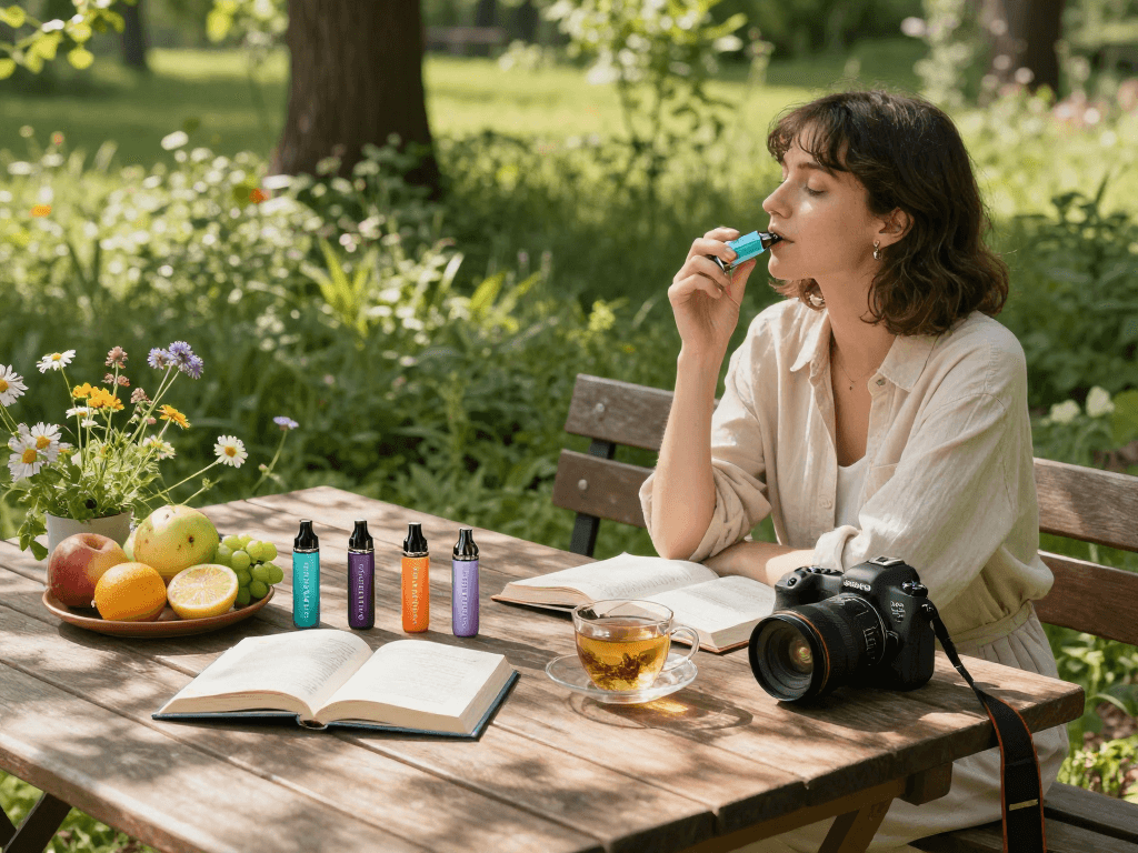 Experience the pure essence of wellness with packman thc vape during serene outdoor moments amidst nature's beauty.