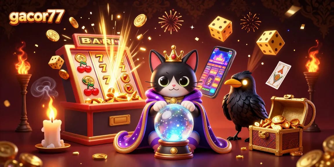 Menangkan jackpot di gacor77 dengan simbol keberuntungan seperti lucky 7 dan jackpot yang melimpah!