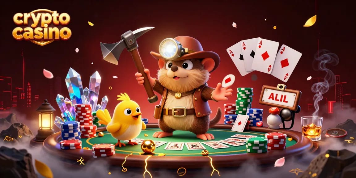Déplacez-vous dans le crypto casino et gagnez de gros gains en jouant aux cartes avec des trésors cachés.