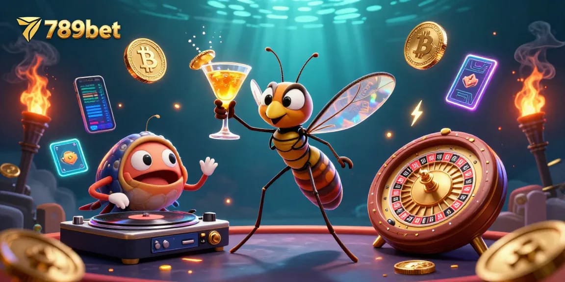 Experience the exciting world of 789bet with vibrant characters and dynamic casino elements.