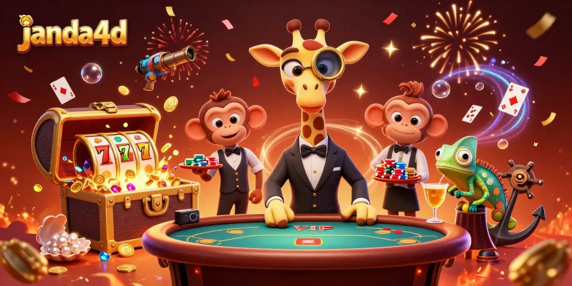 Permainan seru di janda4d dengan jerapah membawa keberuntungan di meja poker.