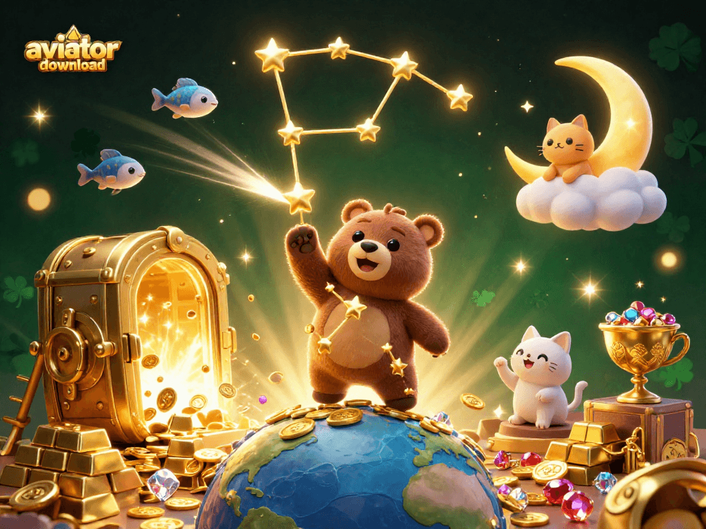 Play aviator download with immersive graphics in a dynamic casino-themed illustration.