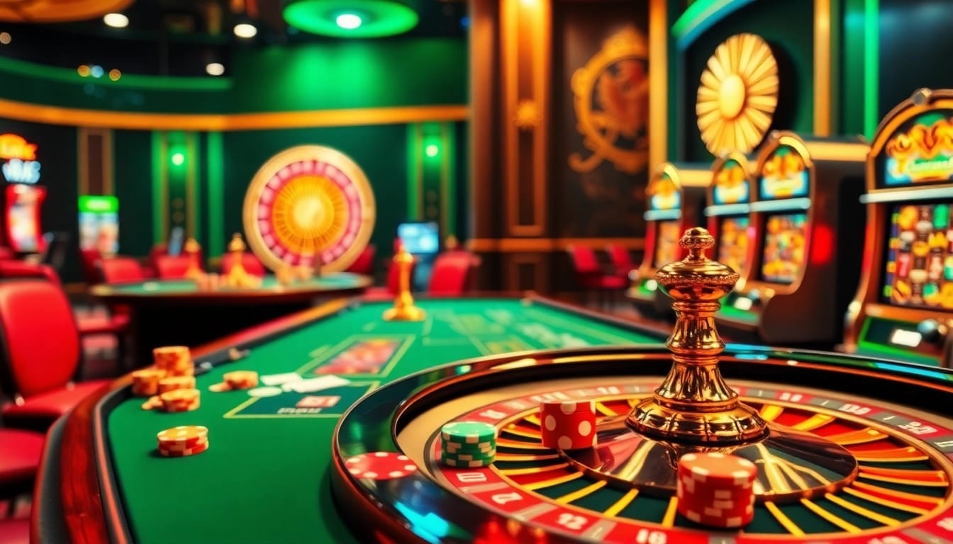 Experience thrilling gameplay at PS99's online casino with vibrant tables and exciting slot machines.