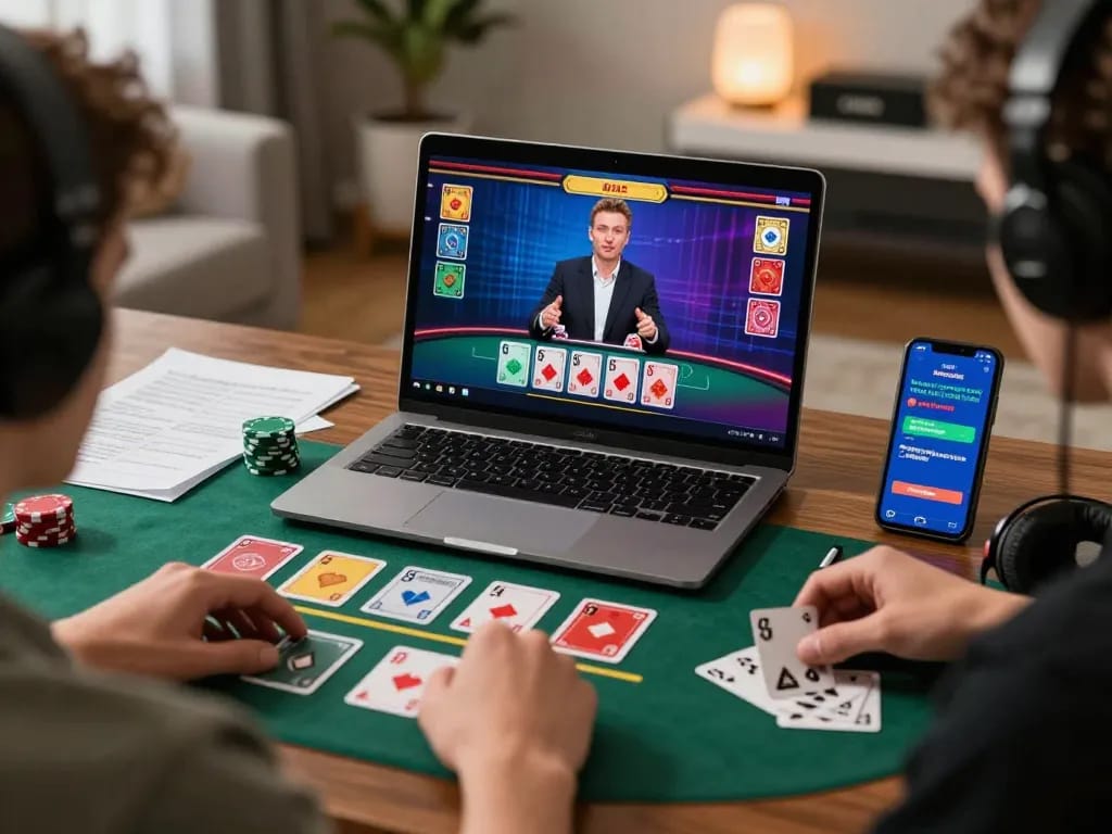CEMESLOT player engaging in live dealer blackjack, showcasing dynamic online gaming strategy.