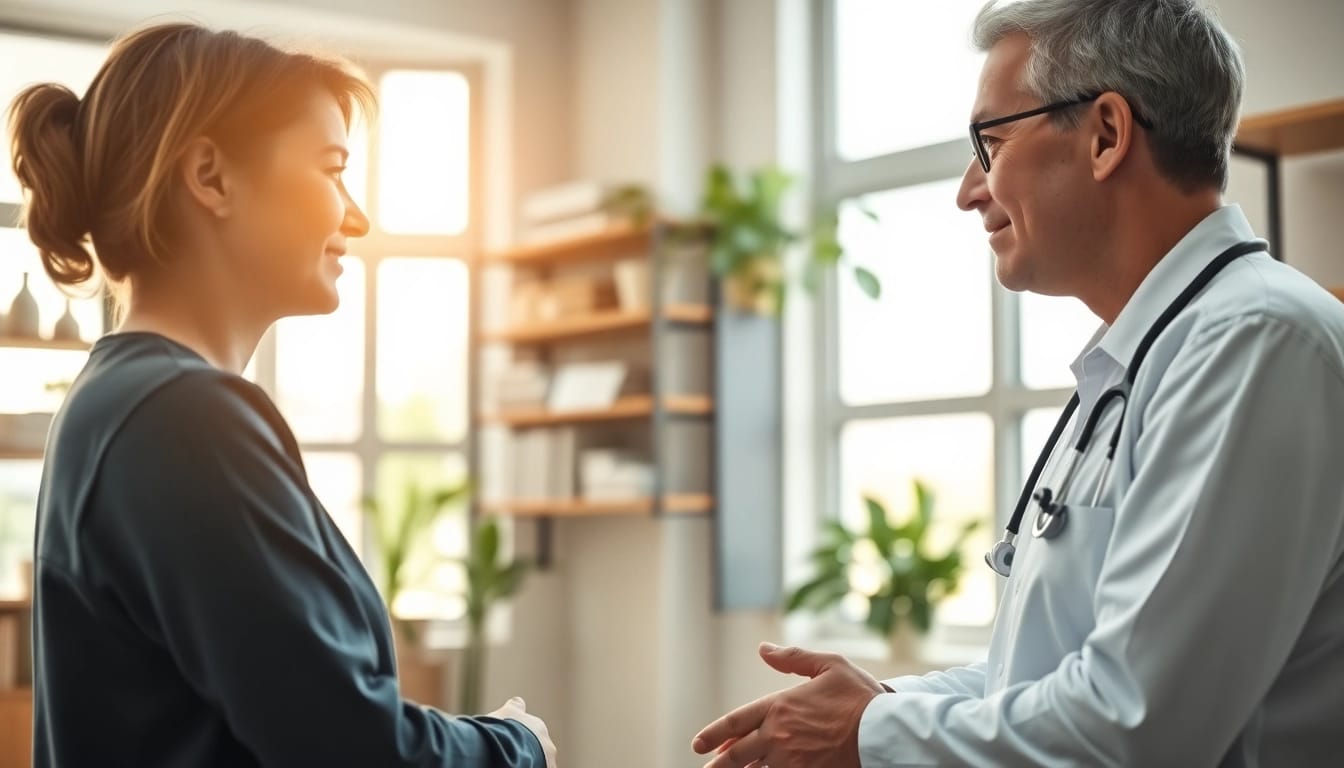 Promoting Health through a compassionate consultation between a healthcare worker and patient.