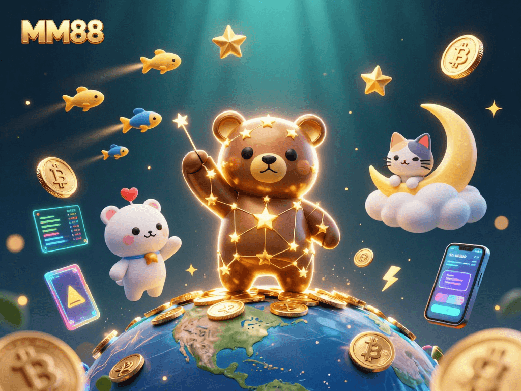 Experience the thrill of MM88 with captivating gaming elements and vibrant stars.
