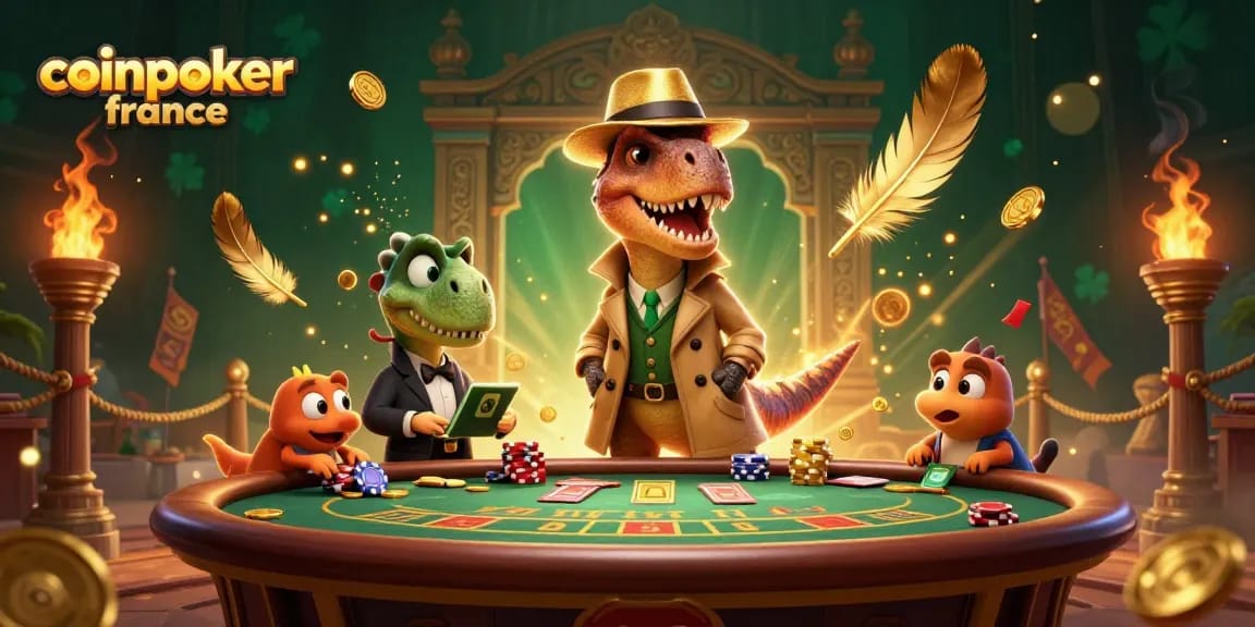 Découvrez coinpoker france en jouant au blackjack avec des personnages dynamiques et des pièces dorées.