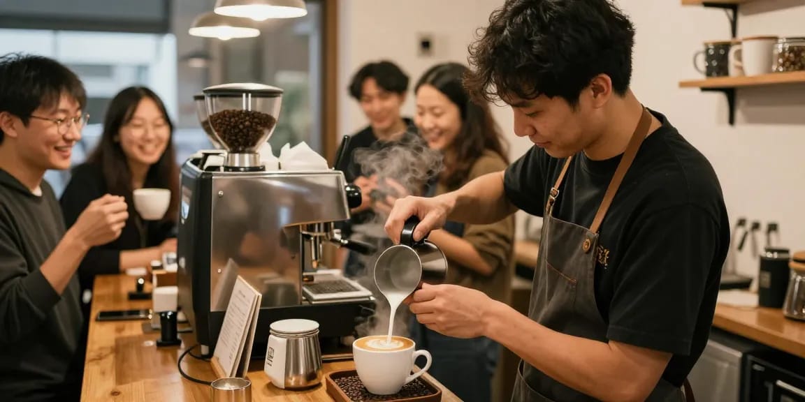 Enjoy delicious white coffee from a trusted local café, community service experience.