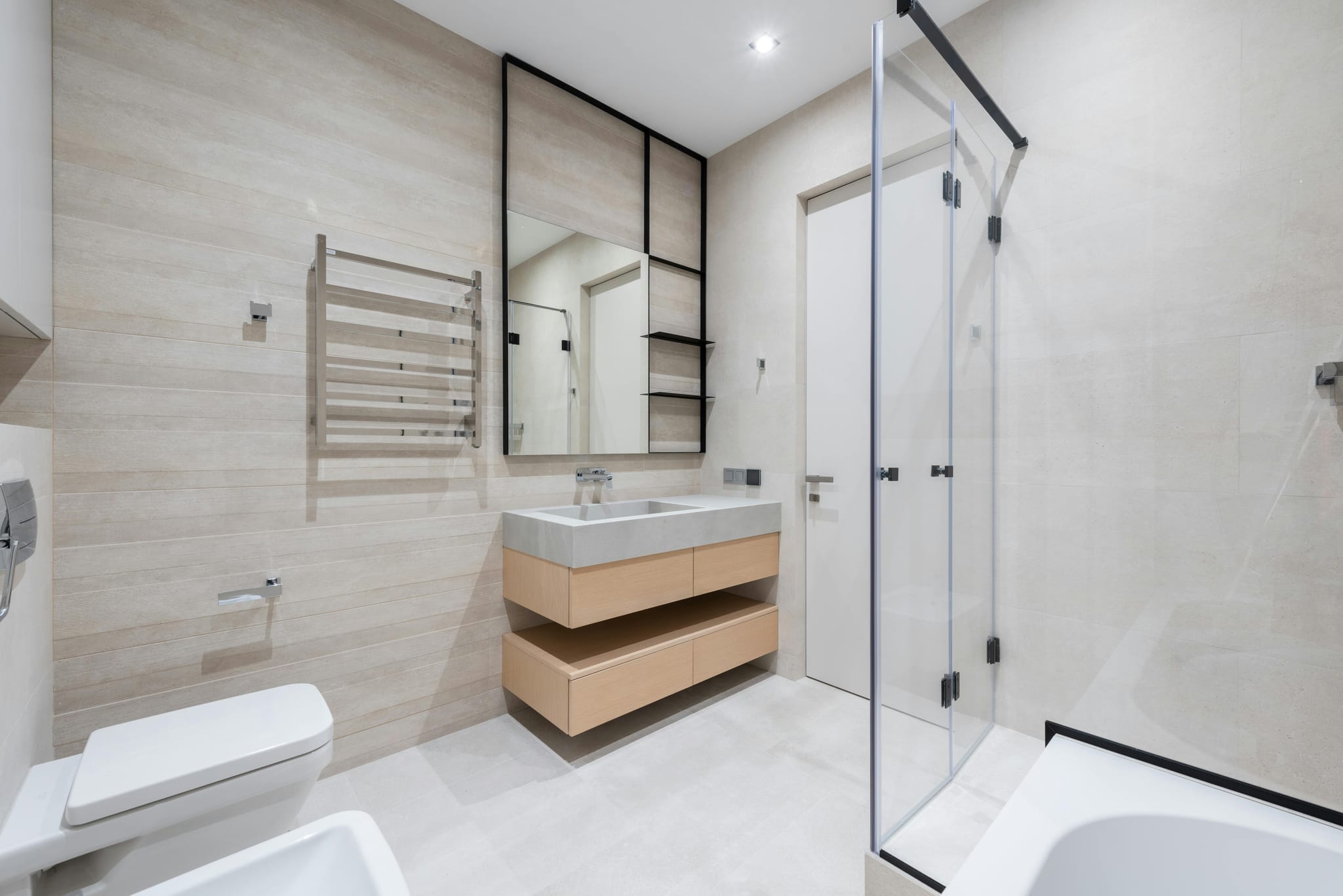 Cabine de douche italienne : matériaux recommandés