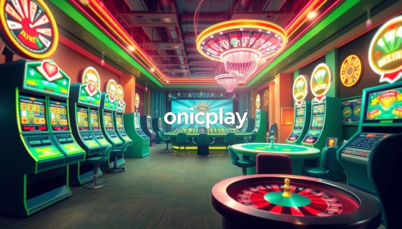 Experience the thrill of onicplay with engaging online casino games and vibrant gaming interface.