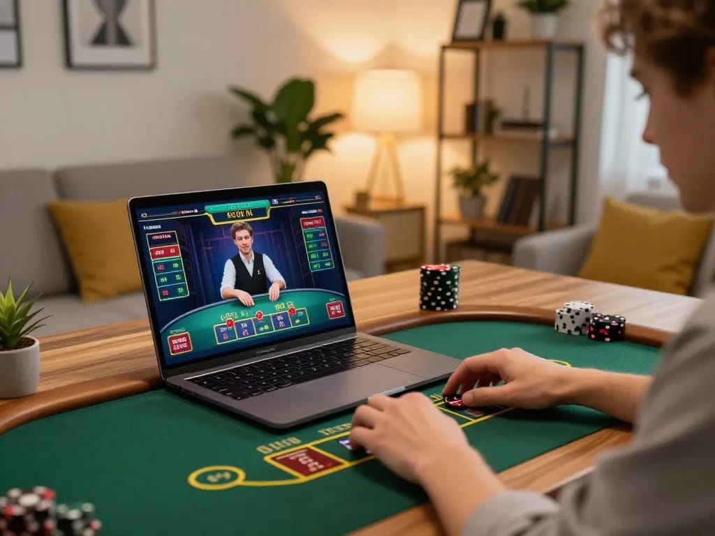 Engaging with live blackjack on shbet800, showcasing an immersive online casino experience.