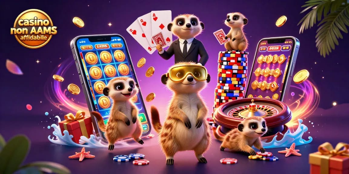 Giocatori nel casino non AAMS affidabile animato, con croupier e smartphone di gioco.