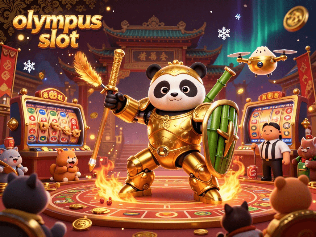 Menangkan jackpot di olympus slot dengan suasana kasino yang penuh warna dan elemen menarik.
