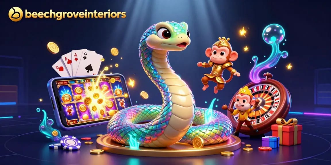 Experience thrilling gameplay at beechgroveinteriors with vibrant casino characters and action-packed elements.