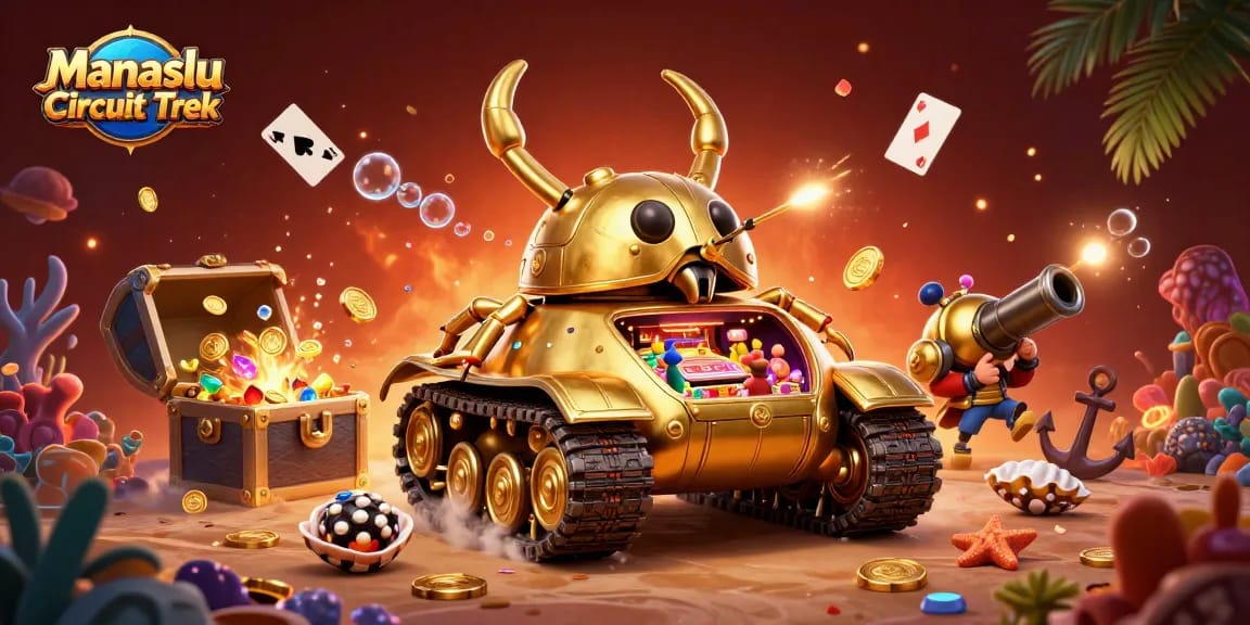Experience the excitement of the Manaslu Circuit Trek where a golden beetle tank reveals a mini casino adventure.
