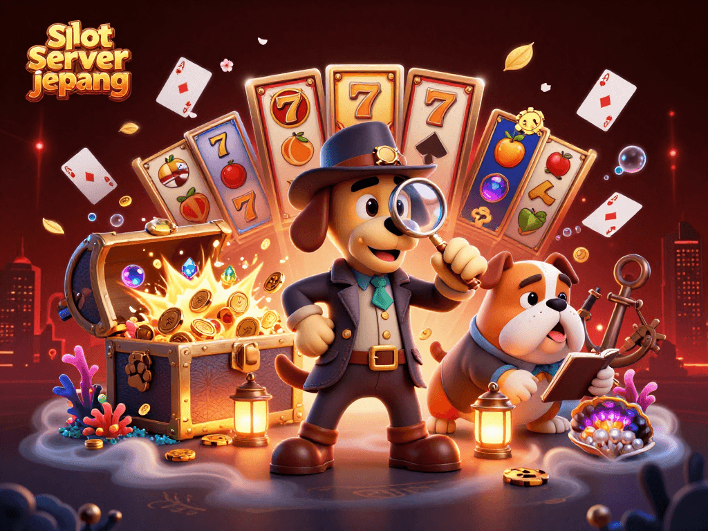 Engage in thrilling gameplay at slot server jepang with dynamic characters across vibrant casino elements.