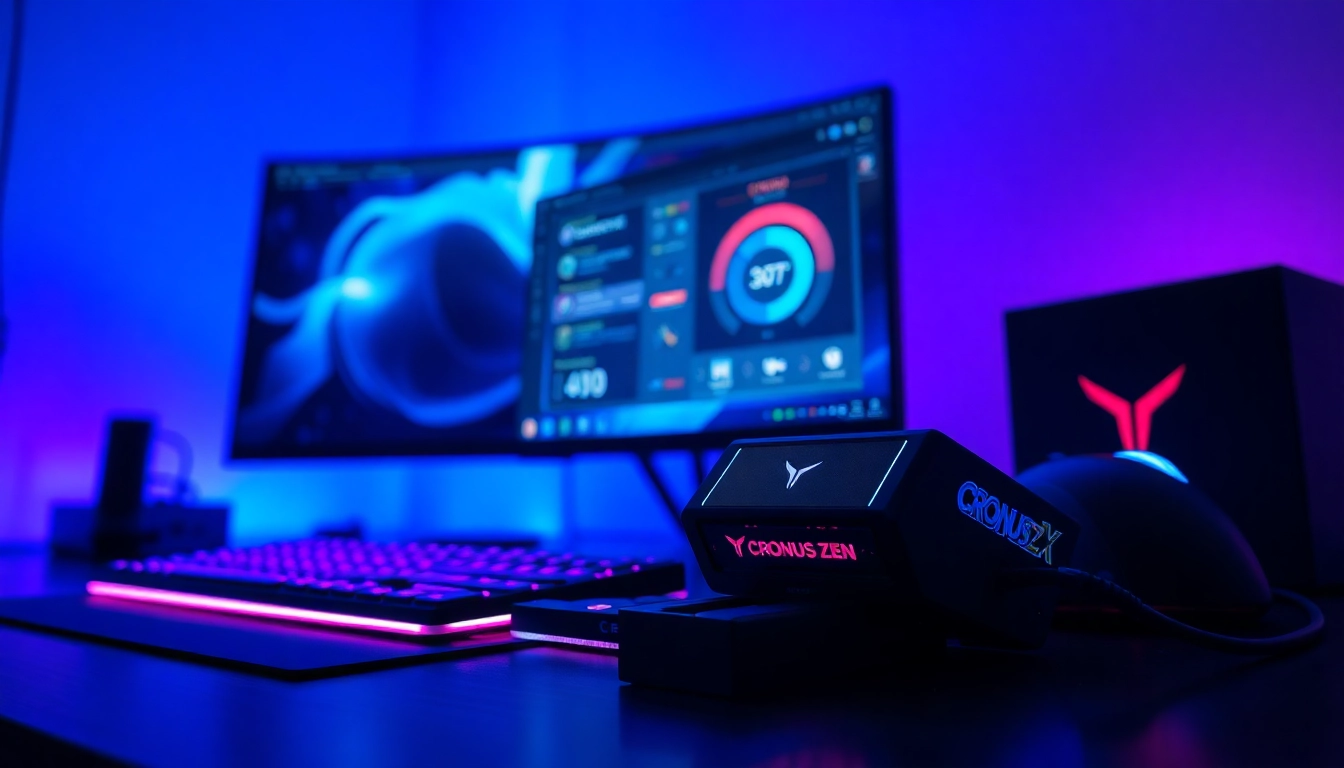 Explore the Best Cronus zen script settings with a vibrant gaming setup for optimized performance.