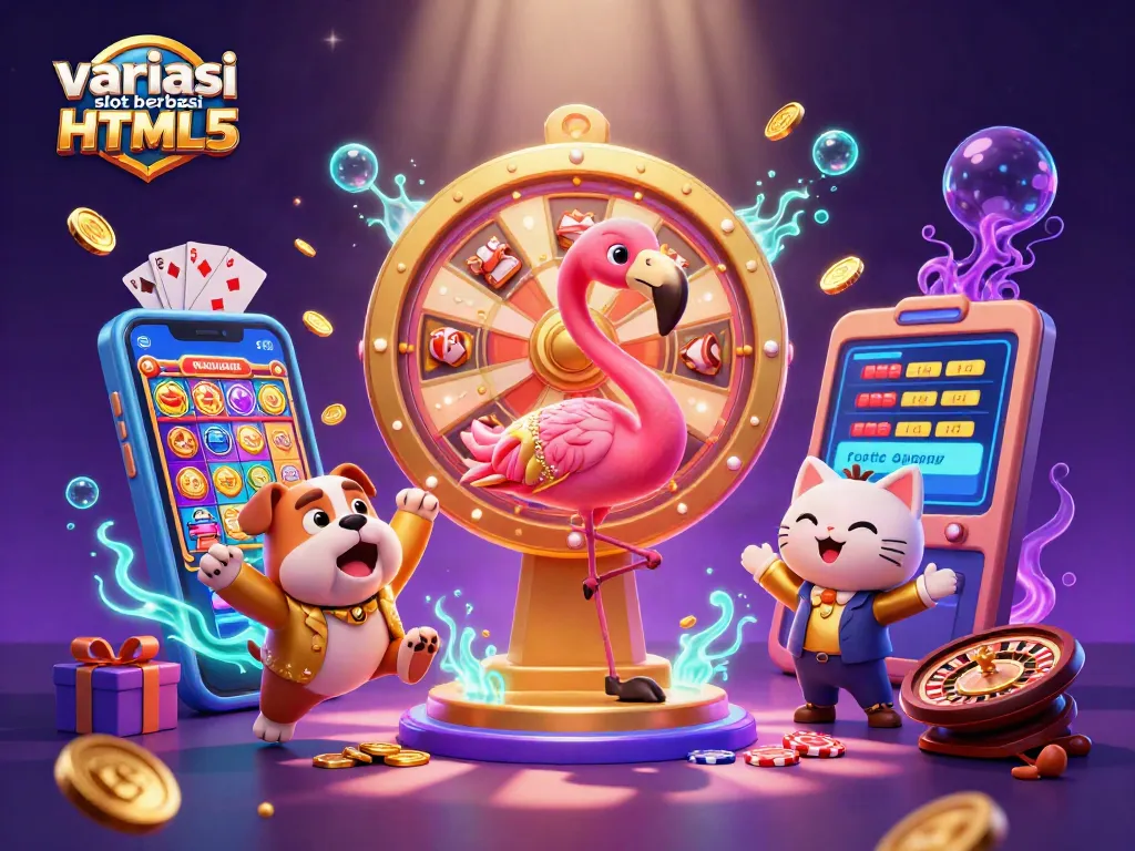Menang besar dengan variasi slot berbasis HTML5 yang menarik dan beragam simbol keberuntungan.