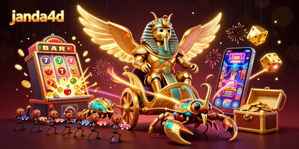 JANDA4D menghadirkan keseruan berjudi dengan ilustrasi 3D yang menakjubkan dari karakter dan elemen permainan.