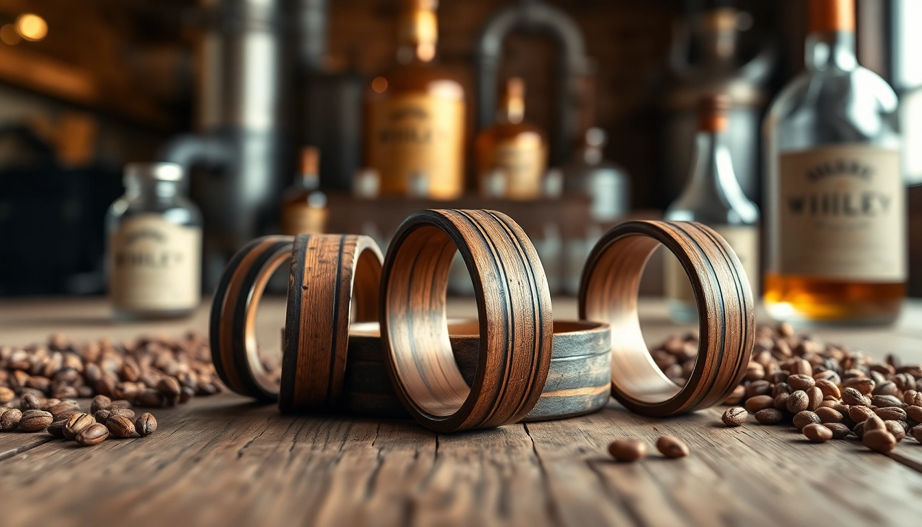 Crafting Timeless Love with Whiskey Barrel Wedding Bands