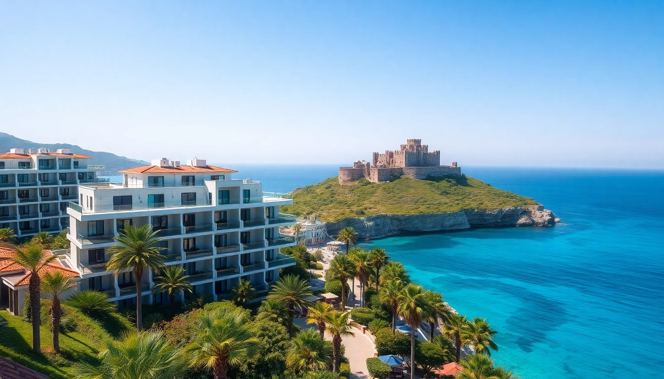 Discover apartments for sale in Alanya, Turkey with stunning views of the Mediterranean coast.