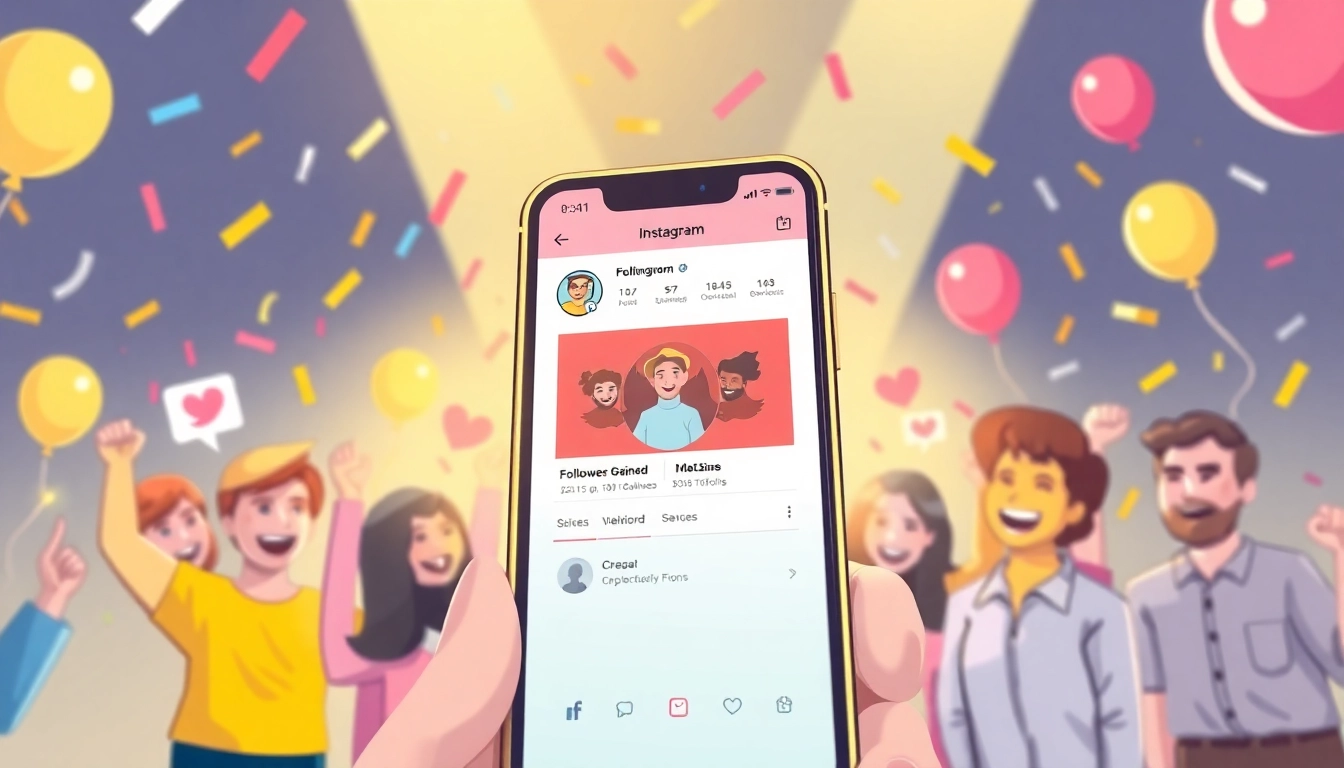 instagram フォロワー 買うで喜ぶ人々とスマホ、SNSマーケティングの雰囲気を伝えます。