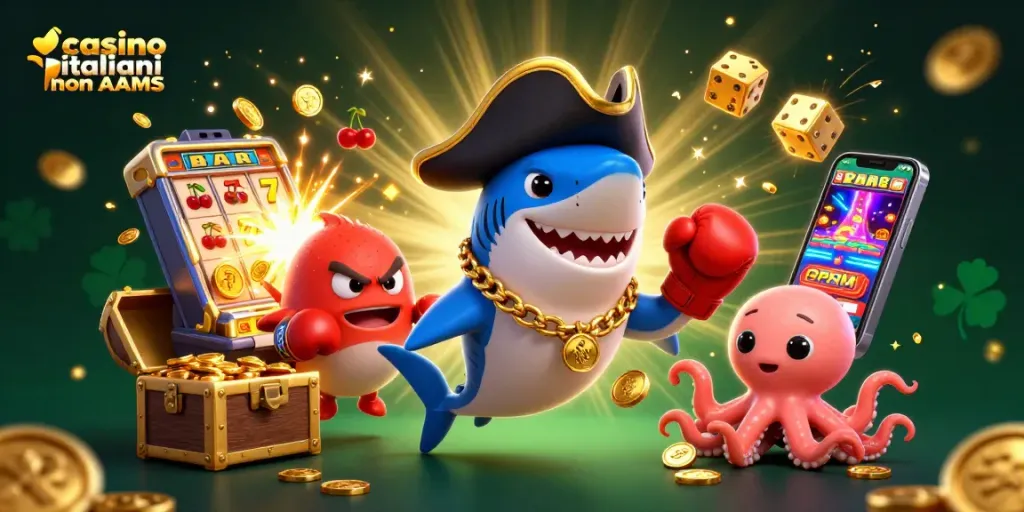 Attiva il divertimento nei casinò italiani non AAMS con simboli e giochi vivaci.