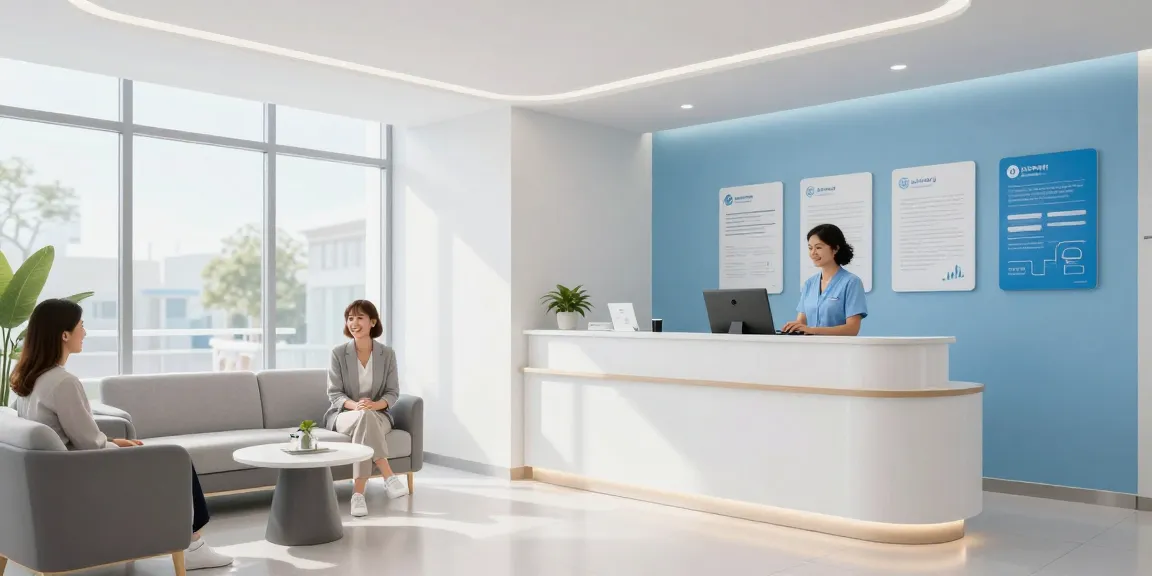 The best hair transplant turkey consultation in a welcoming healthcare clinic with professional staff, highlighting patient care services.