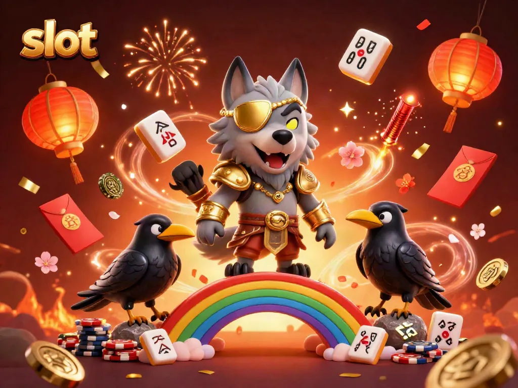 Spin the slot and win big with festive mahjong tiles and dynamic bonus symbols in the vibrant casino scene.