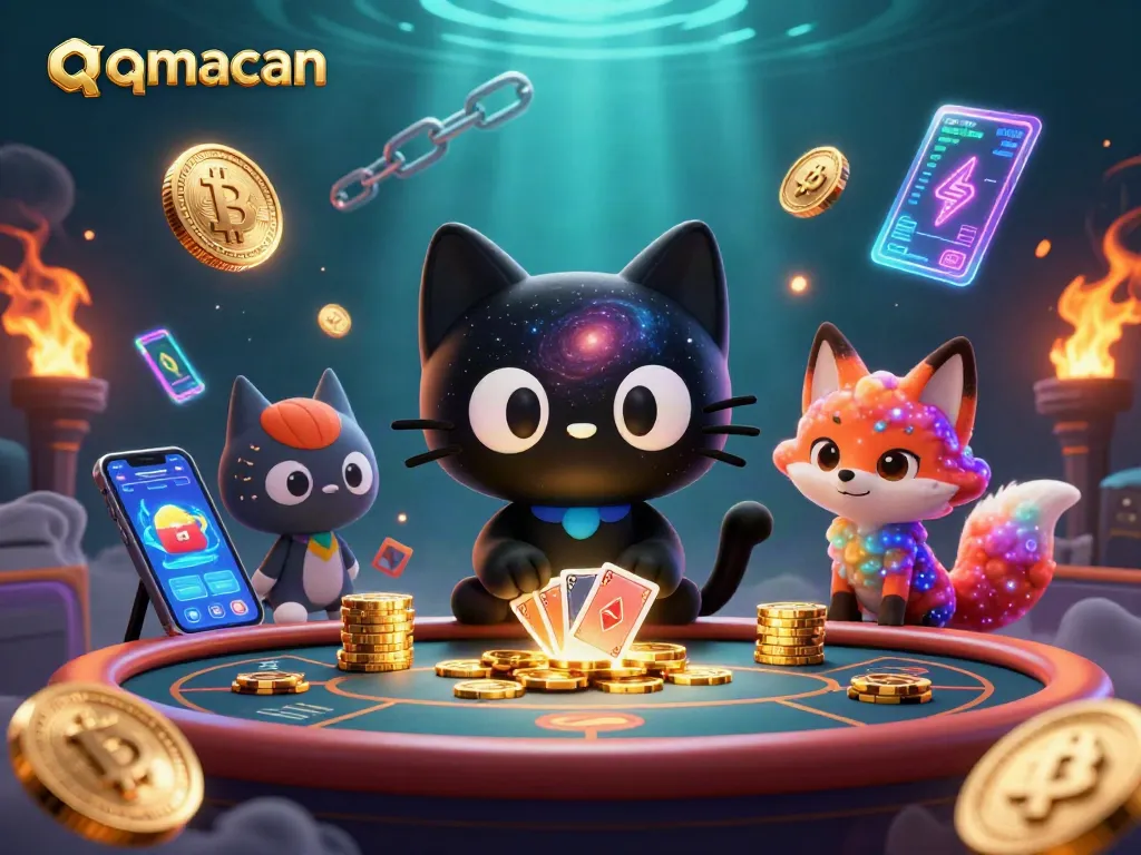 Win big with qqmacan as a black hole cat pulls in golden chips at a cosmic casino.