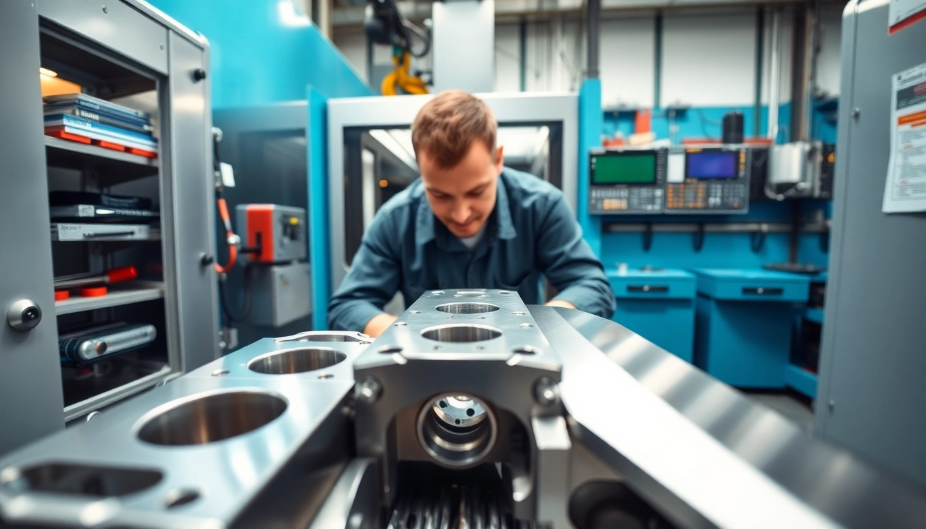 Showcasing Chiheng Custom CNC Machining in a professional environment with precision machinery.