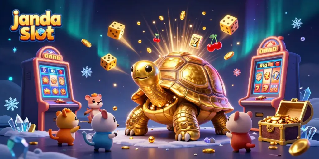 Menangkan jackpot dalam permainan janda slot dengan ilustrasi 3D lucu dan menarik.