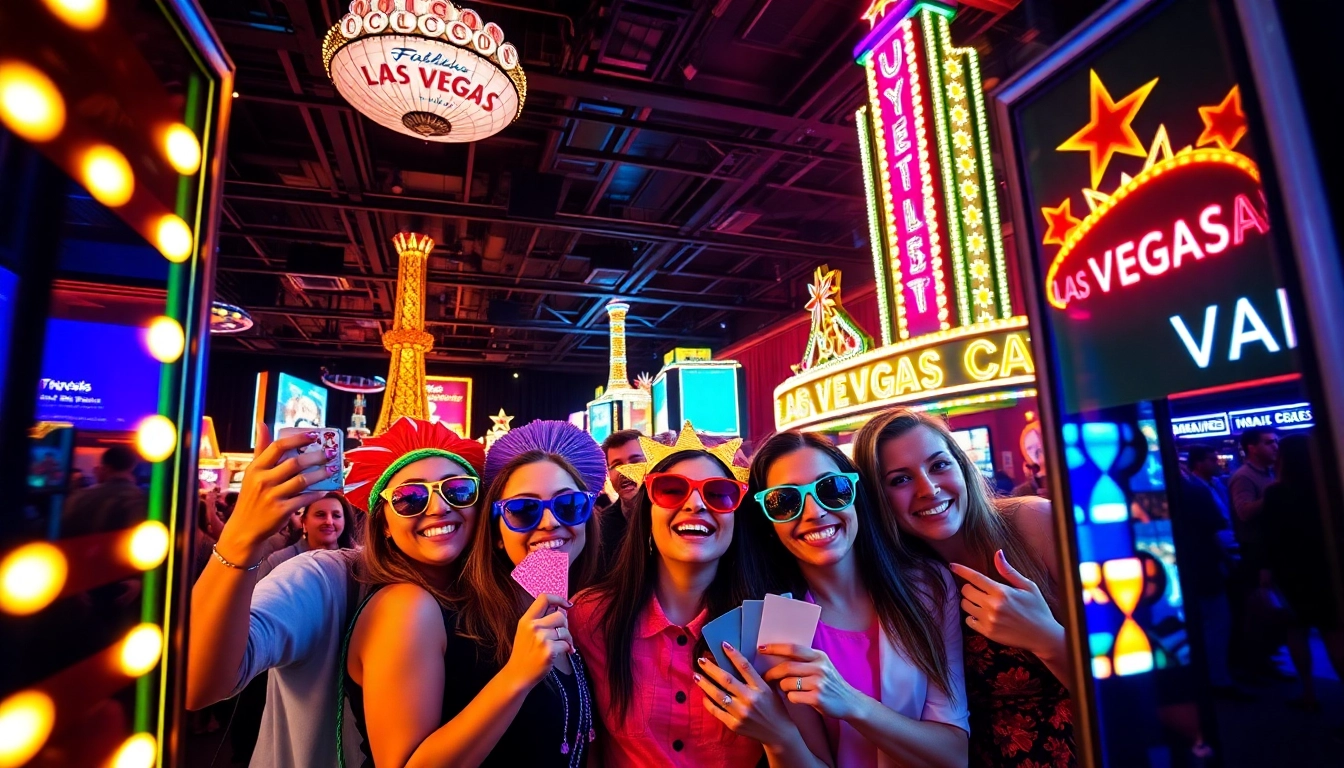 Capture joyful memories with Photo Booth Rentals Las Vegas at a vibrant party scene.
