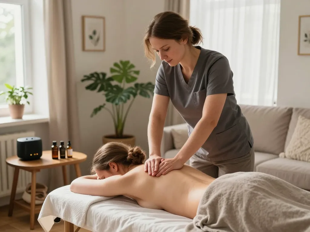 평화로운 환경에서 www.russiamobilemassage.com의 치료사가 제공하는 편안한 러시아 모바일 마사지 세션