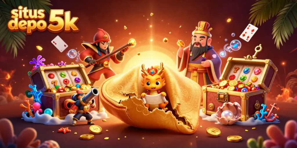 Engage with situs depo 5k for immersive slot adventures and treasures bursting with vibrant elements.