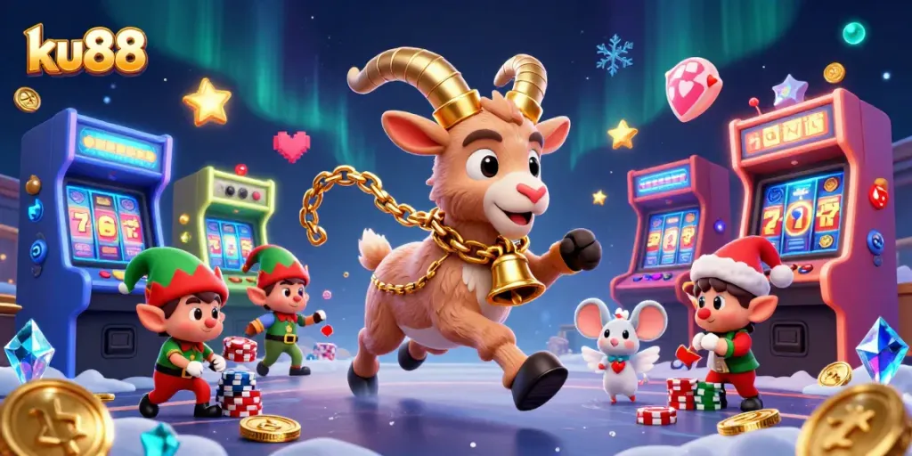 Engage in thrilling slot action at ku88's vibrant holiday-horror casino