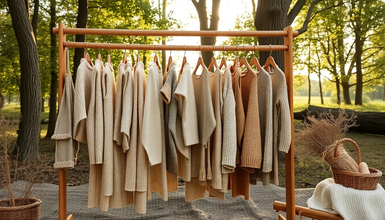 Highlighting sustainable fashion pieces from https://www.ound-ound.com with luxurious textures and natural dyes.