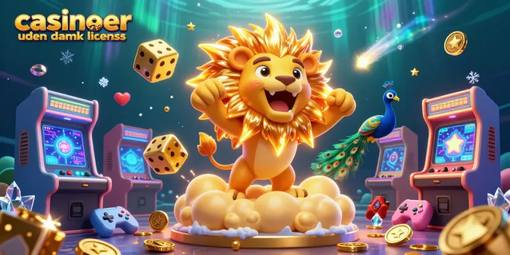 Experience the thrill at casinoer uden dansk licens with vibrant gaming elements and characters!