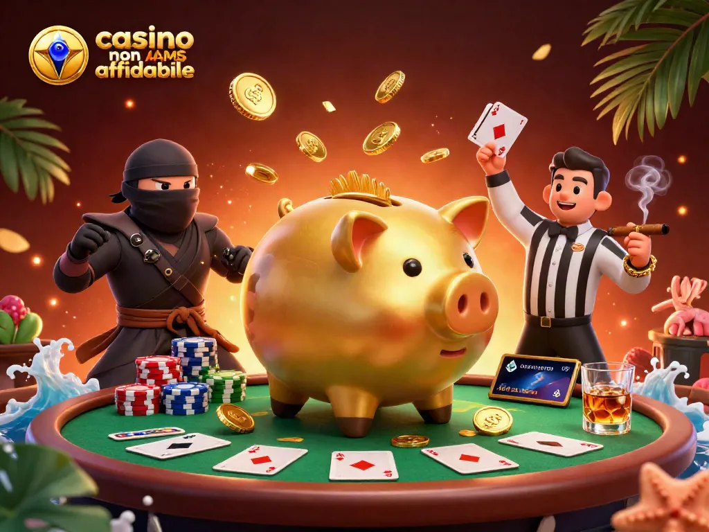 Giocatori in azione presso un casino non AAMS affidabile, circondati da entusiasmo e vincite.