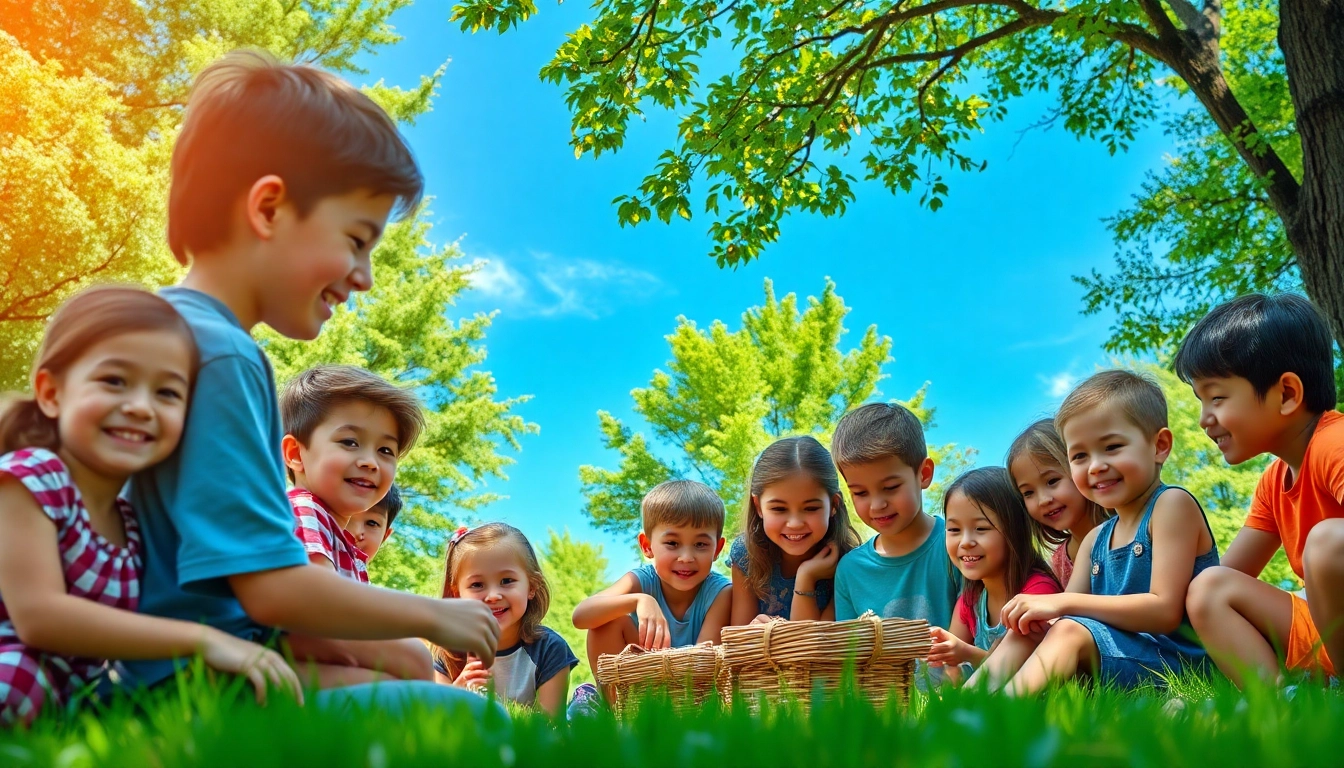 Children enjoying various activities at homeschool summer camp, fostering creativity and friendship.