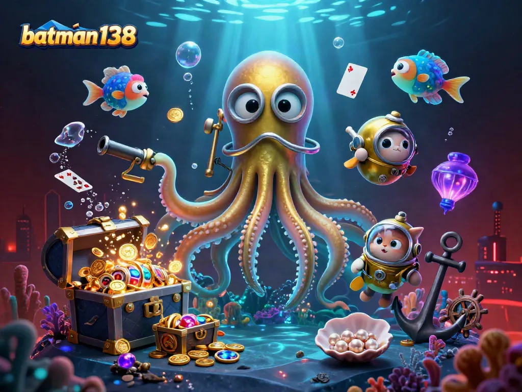 Engage with exciting batman138 slots action featuring immersive underwater treasure scene.