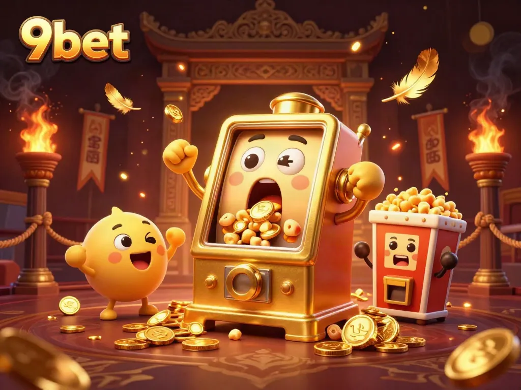 Experience big wins with 9bet's captivating casino games featuring gold and excitement.