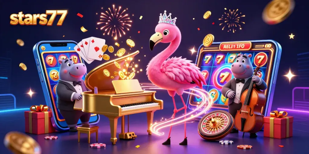 Menangkan jackpot di permainan slot dengan bintang stars77 yang penuh warna dan semarak.