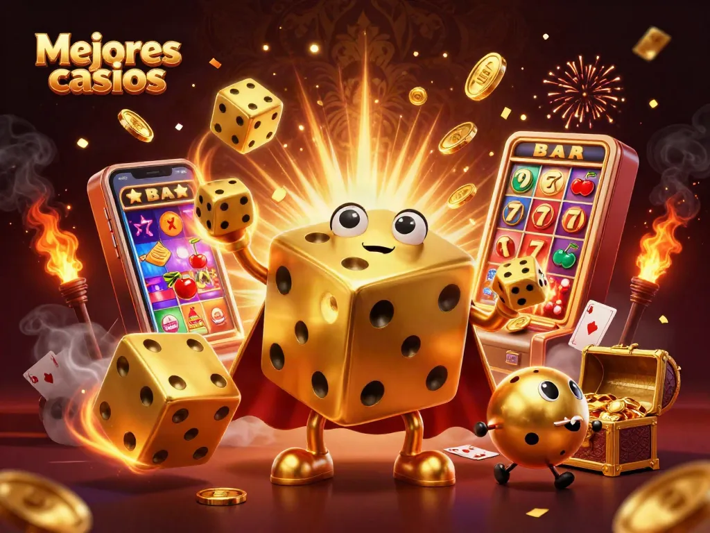 Mejores casinos: disfruta juegos de azar emocionantes con tragamonedas y dados dorados.